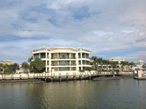 One of the many opulent mansions you see on your Bluewater Cruise on the Nerang River in Surfers Paradise.