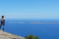 Looking out over Wilson's Prom and Tidal River from the summit of Mt Oberon.
