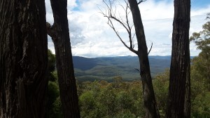 Views out over the valley from the Four Brothers Rocks.